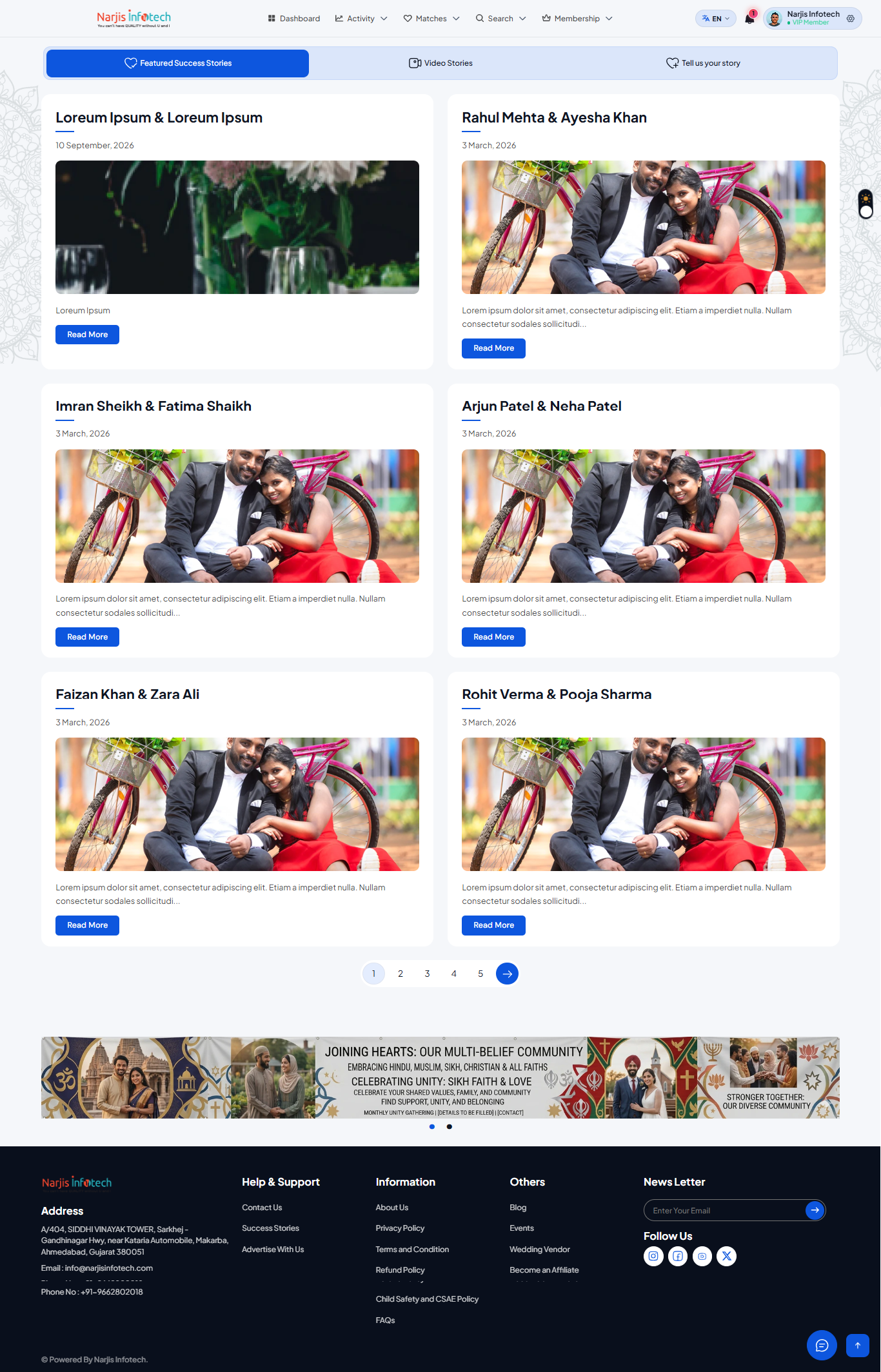 Success Stories – screen