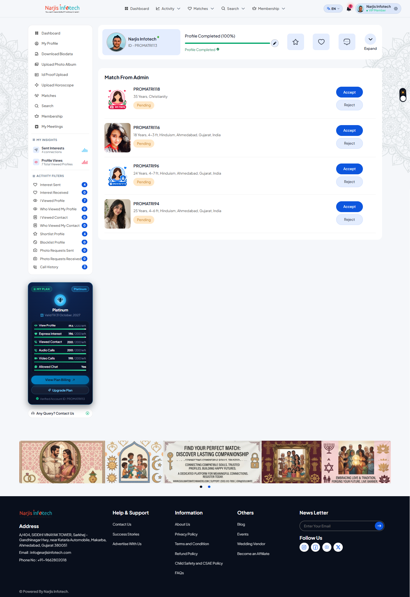 Personalize Module – screen