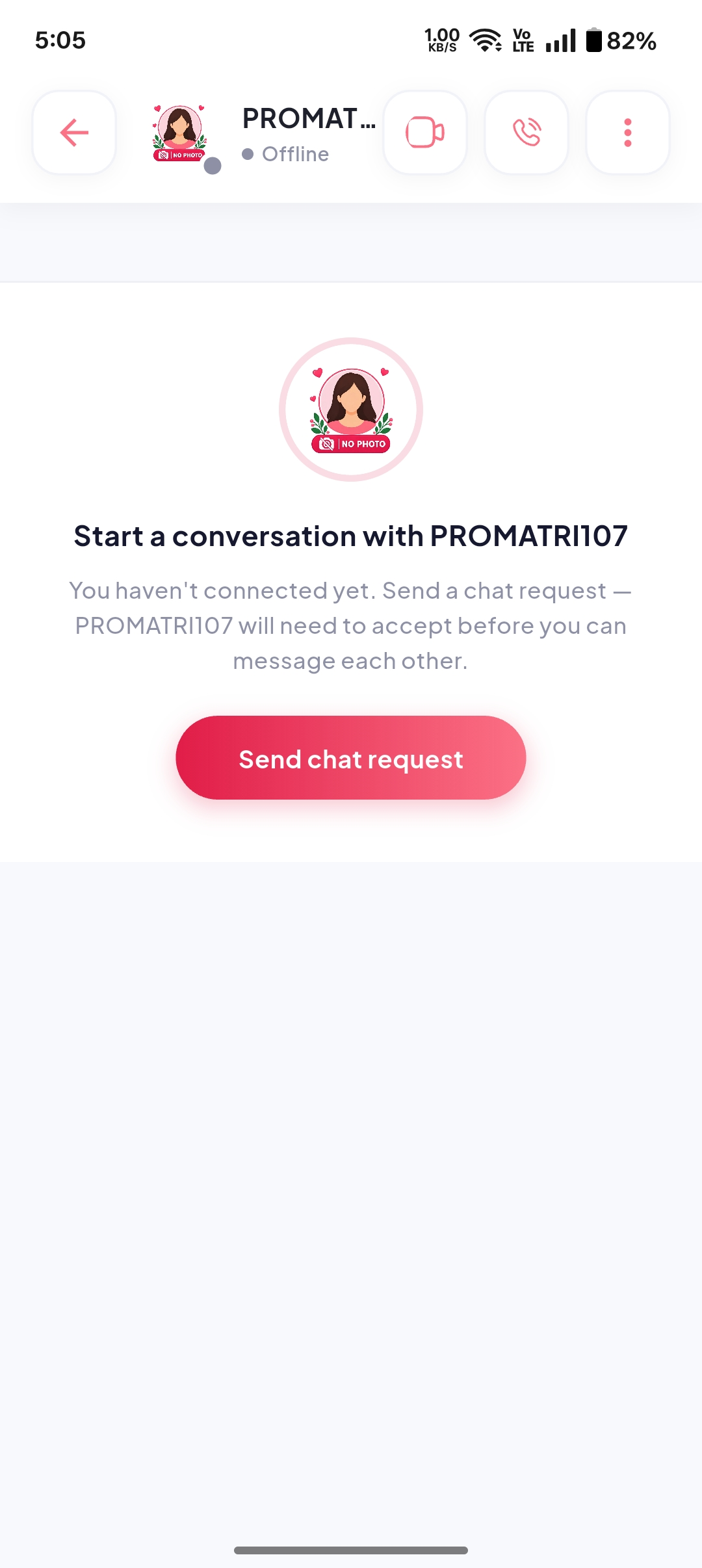 Chat Flow – screen